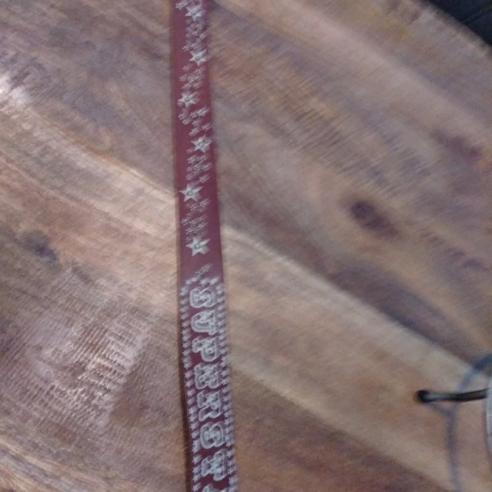 Leather belt